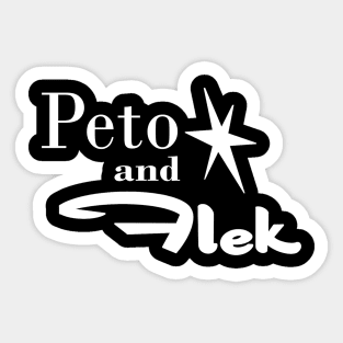 Peto and Flek (Sifl & Olly Show) Sticker